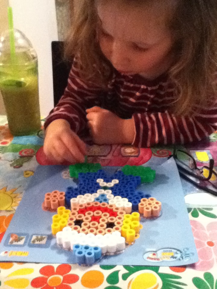 H and her Hama Beads creation H and her Hama Beads creation