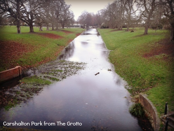 carshalton park flooded canal